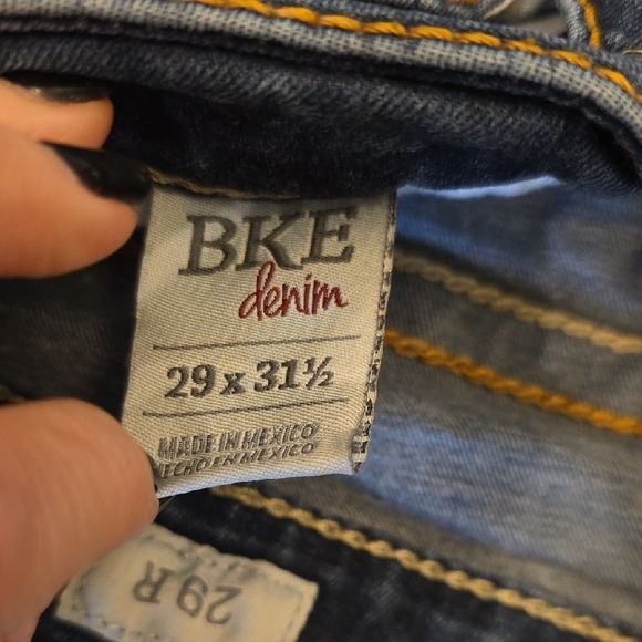 BKE Women's Dark Blue Boot Cut Jeans - Picture 4 of 8